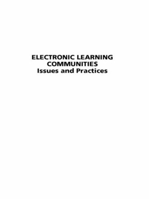 cover image of Electronic Learning Communities